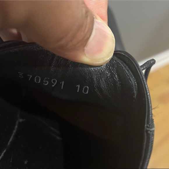 Nice Classic Gucci Derby Lace-ups. Black Sz 10 - Picture 8 of 11